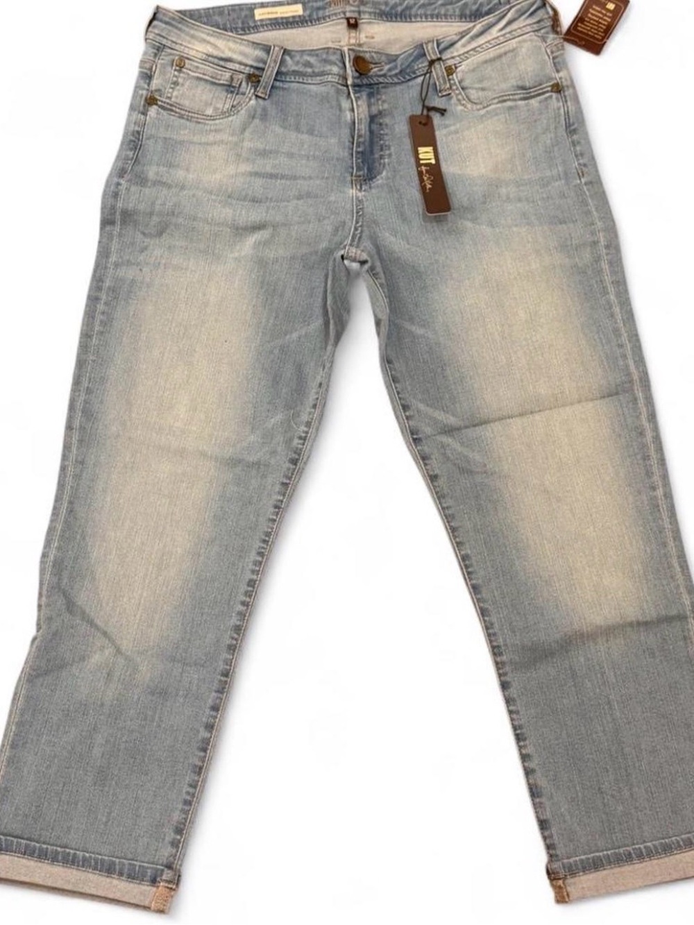 NWT Kut from the Kloth Light Blue Cropped Jeans